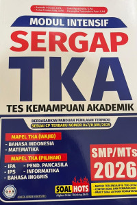 Image of MODUL INTENSIF SERGAP TES KEMAMPUAN AKADEMIK SMP/MTs 2026